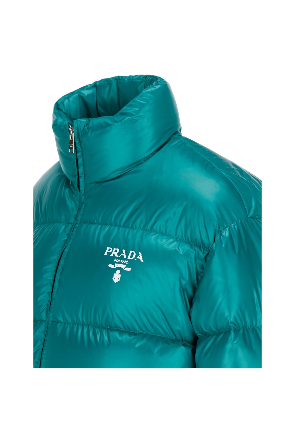 Prada Re-Nylon Down Jacket Green