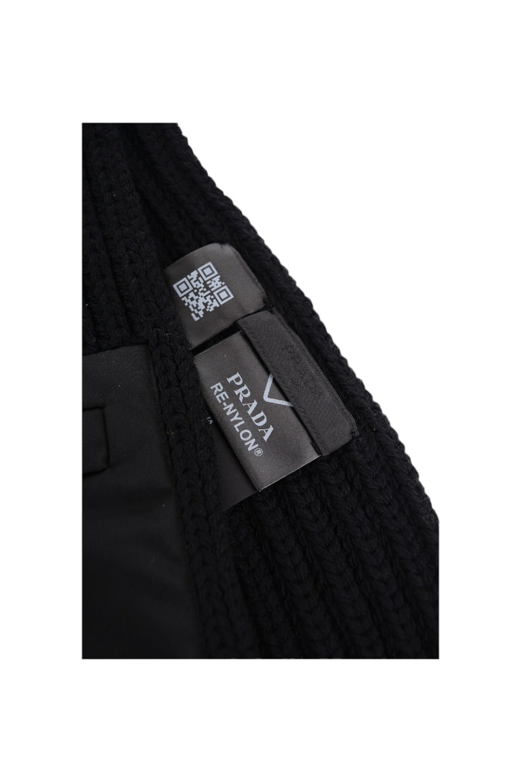 Prada Re-Nylon Gabardine & Wool Scarf