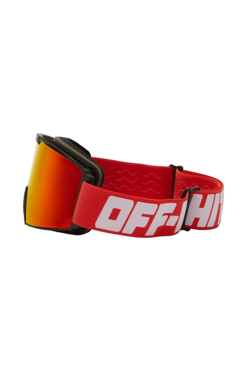 Off-White Logo Ski Goggles Red