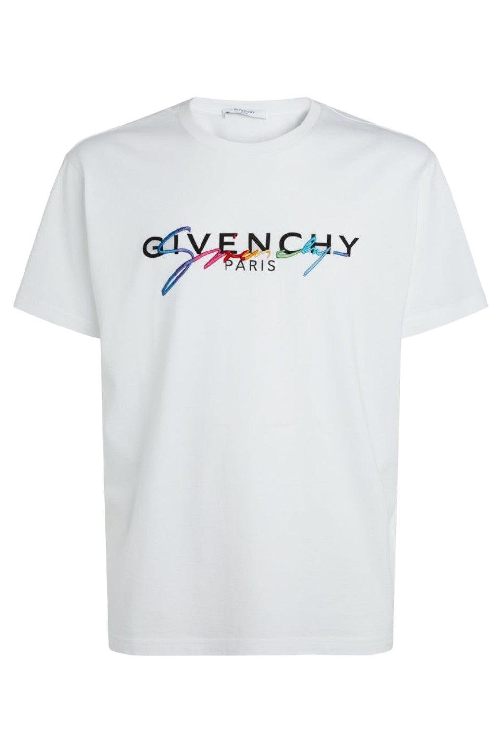 Givenchy Rainbow Signature Logo T-Shirt White