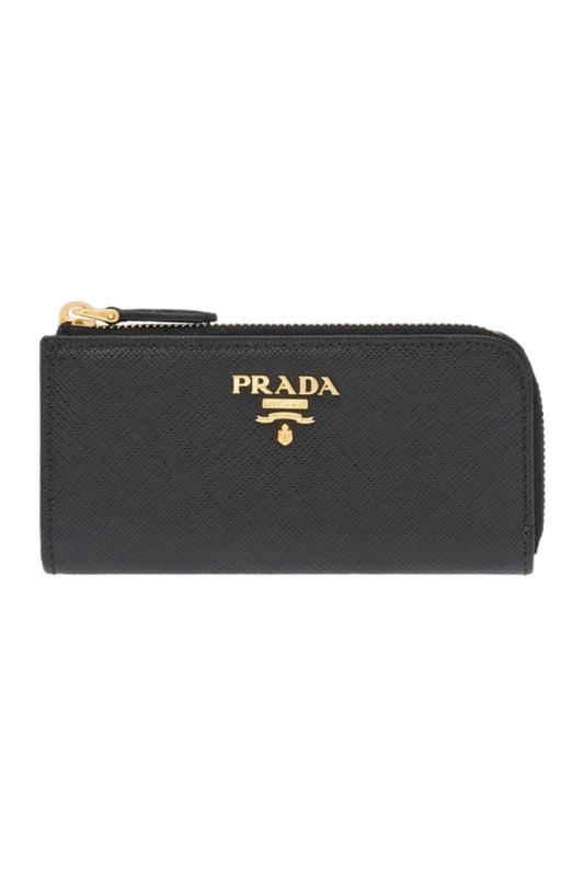 Prada Key Chain Leather Wallet