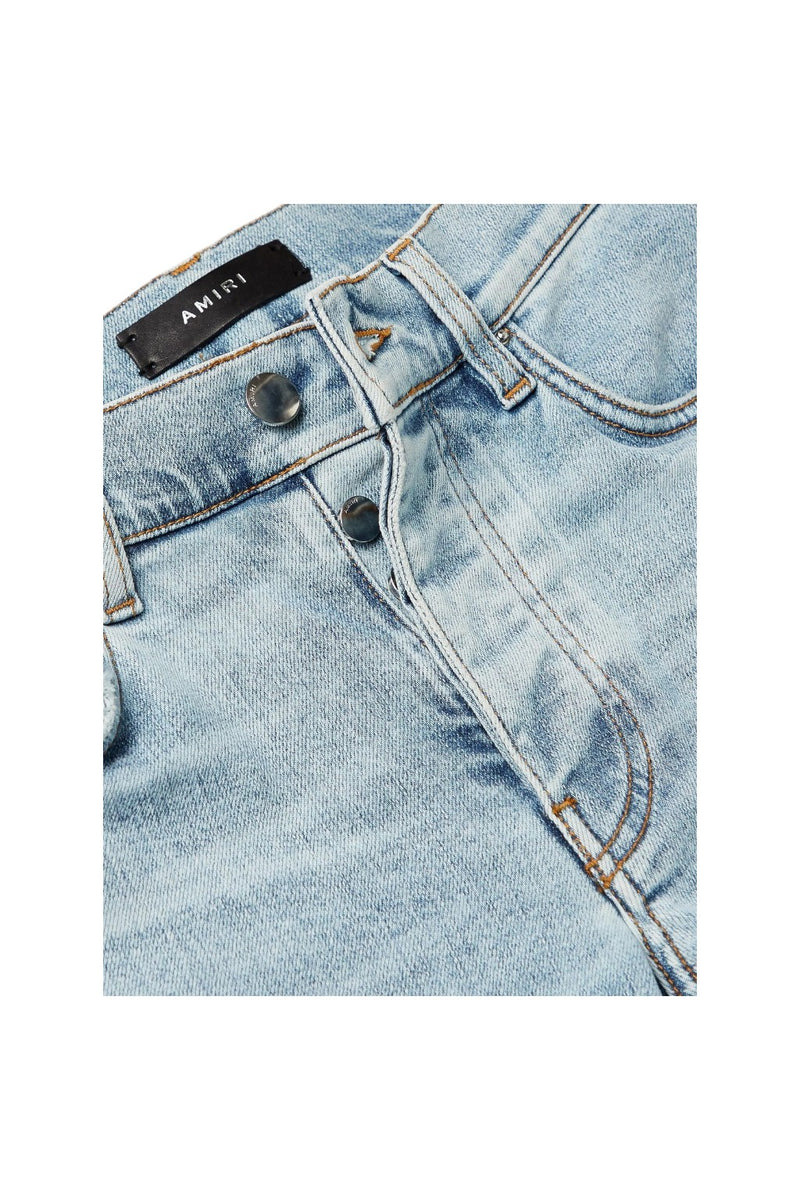 Amiri Playboy Magazine Denim Jeans Blue