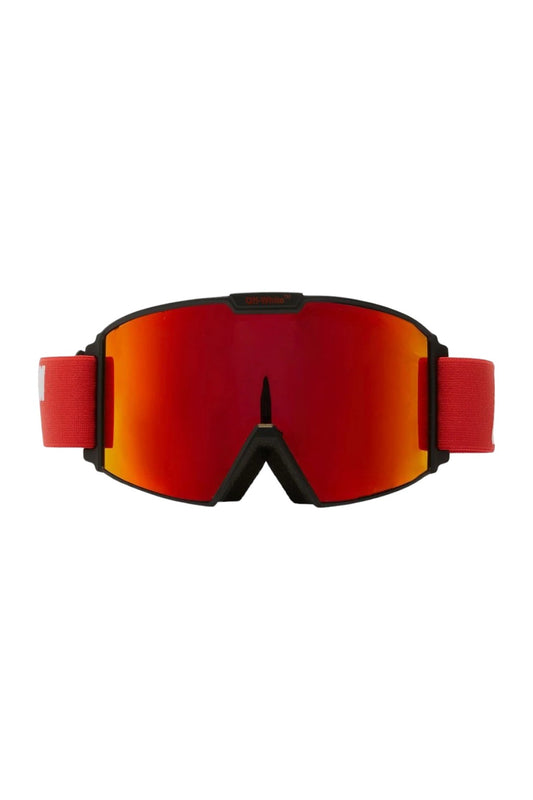 Off-White Logo Ski Goggles Red