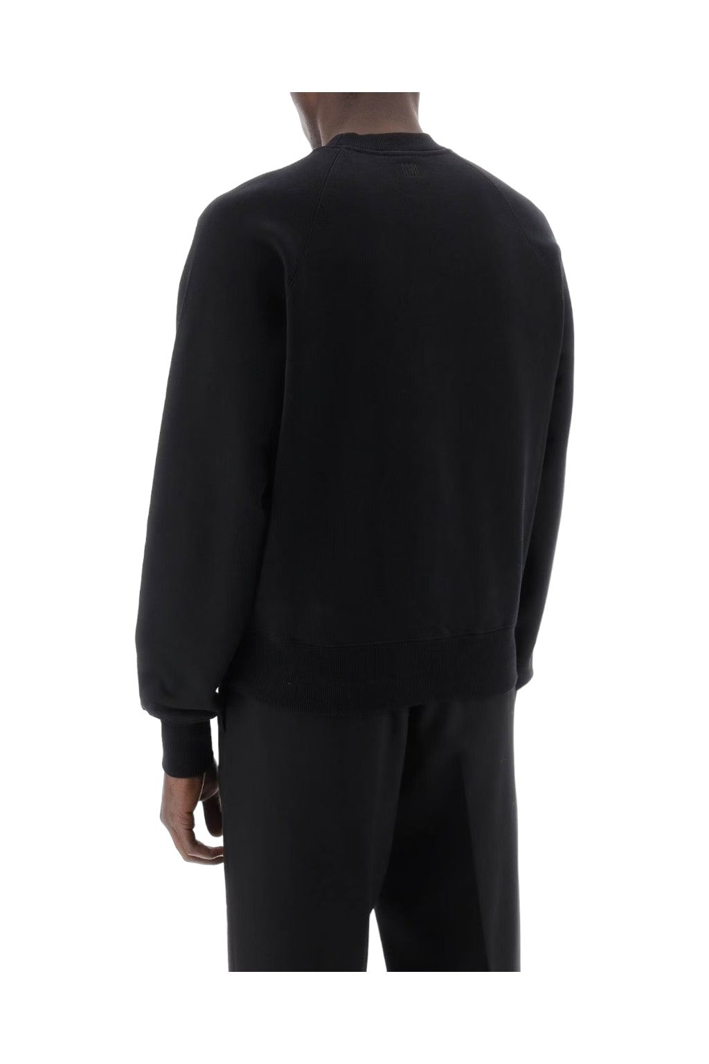 AMI De Coeur Crewneck Sweatshirt Black