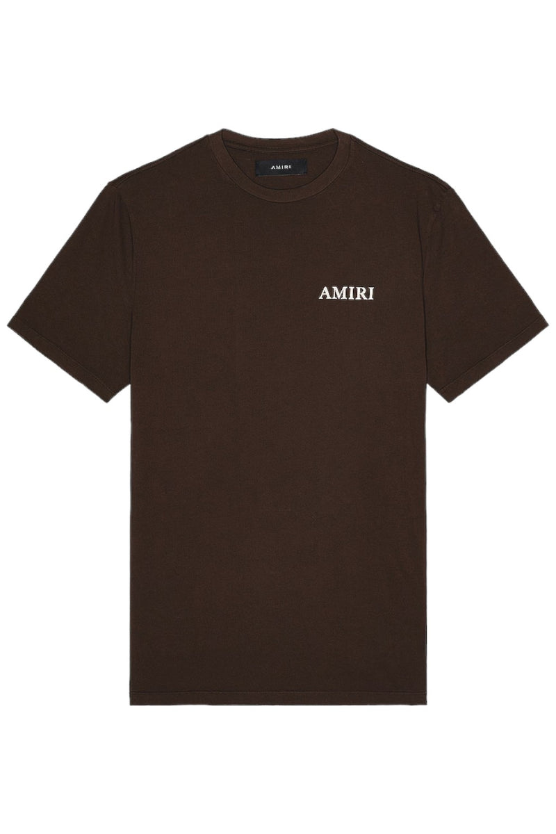 Amiri Puff Logo T-Shirt Brown