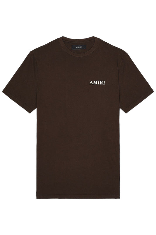 Amiri Puff Logo T-Shirt Brown