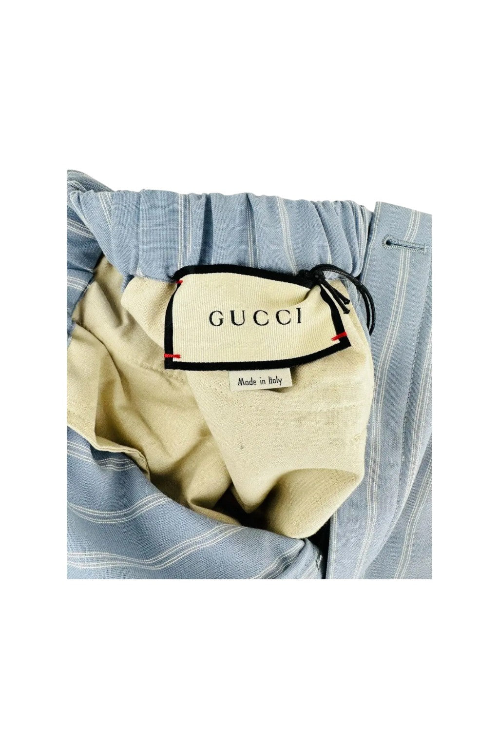 Gucci Striped Cotton Wool Mohair Shorts