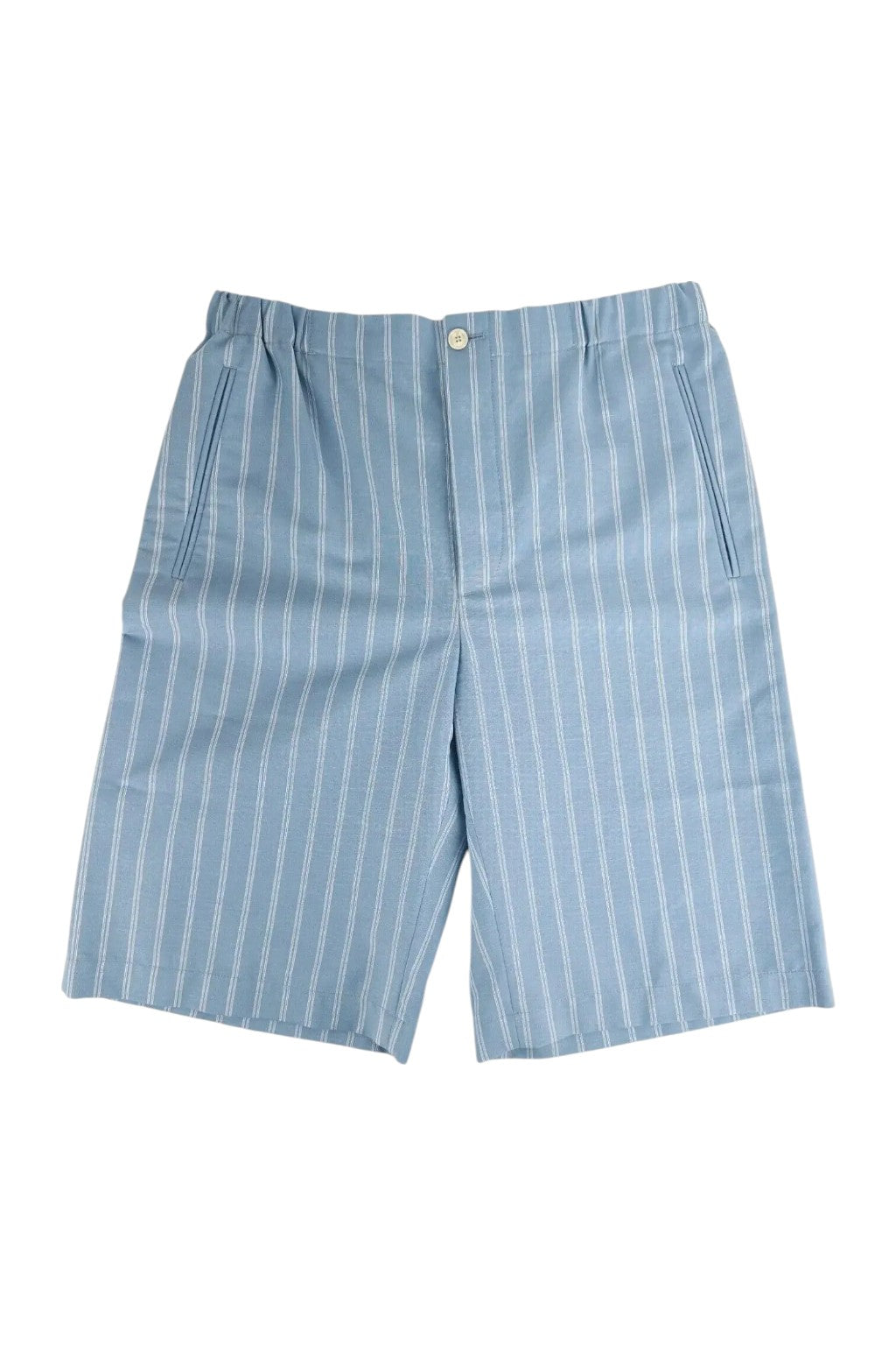 Gucci Striped Cotton Wool Mohair Shorts