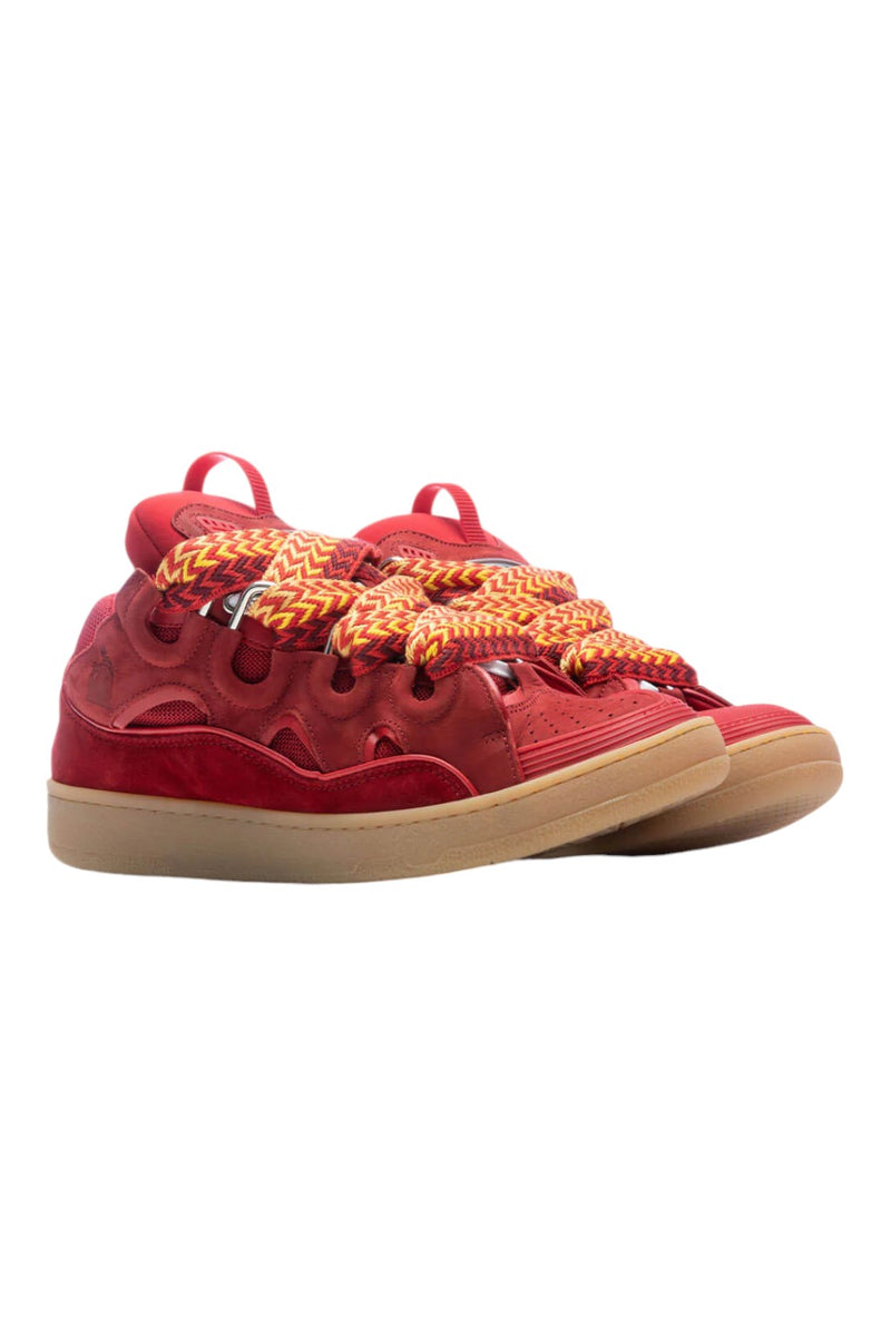 Lanvin Curb Sneakers Poppy Red