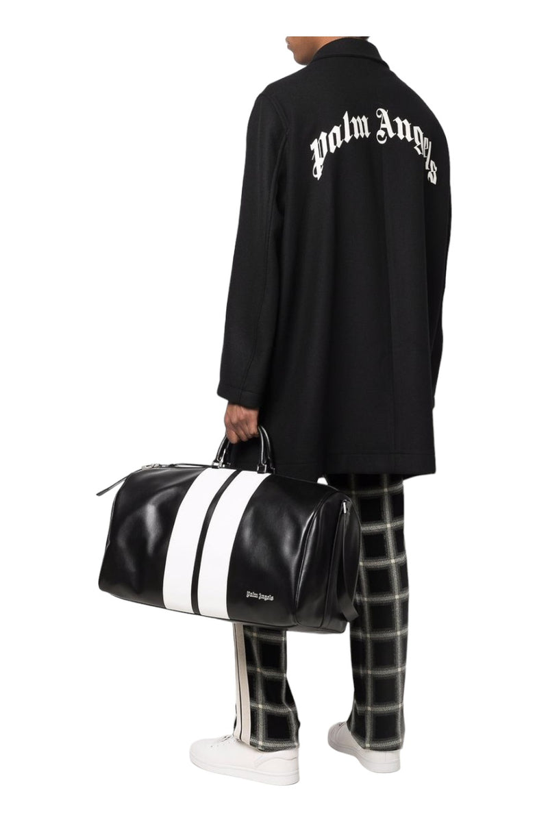 Palm Angels Curved Logo Classic Coat