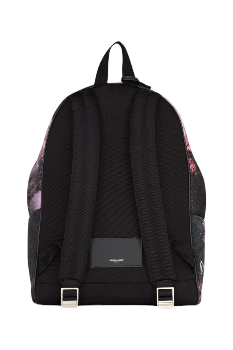 Saint Laurent Palm Trees City Backpack