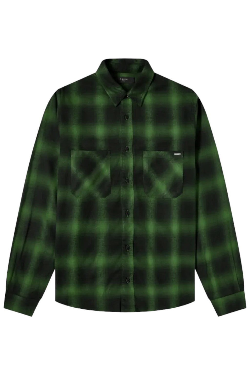 Amiri Core Shadow Plaid Shirt Olive