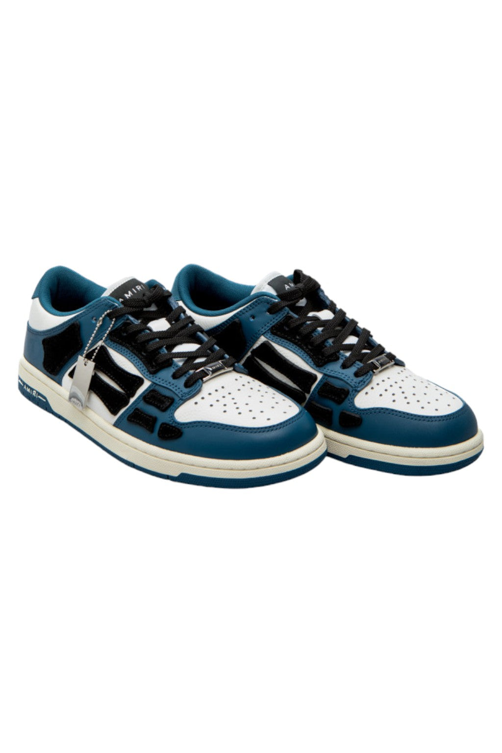 Amiri Skeleton Low-Top Sneakers Navy