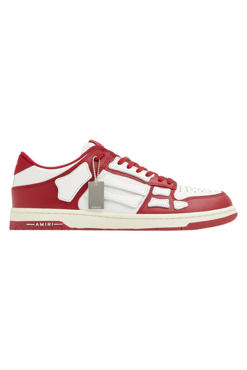 Amiri Skeleton Low-Top Sneakers Red