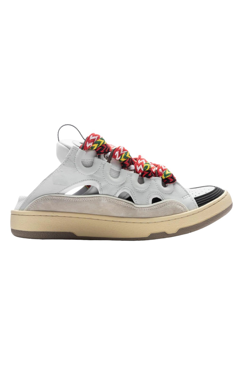 Lanvin Curb Mule Sneakers White