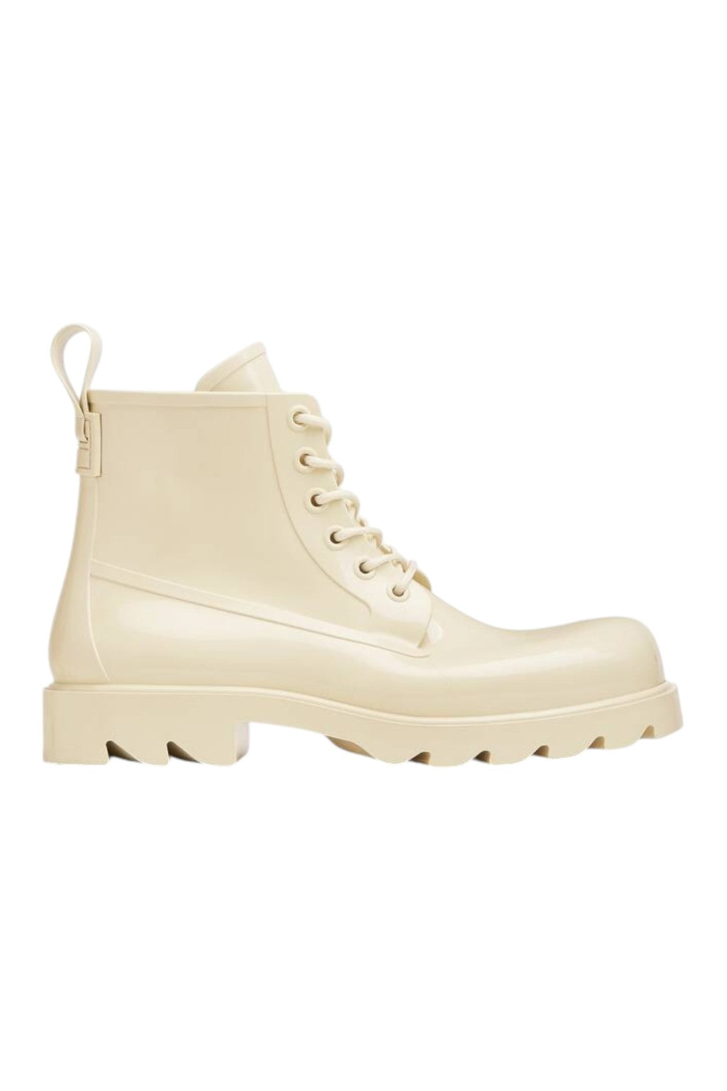 Bottega Veneta Stride Rubber Boots Sea Salt