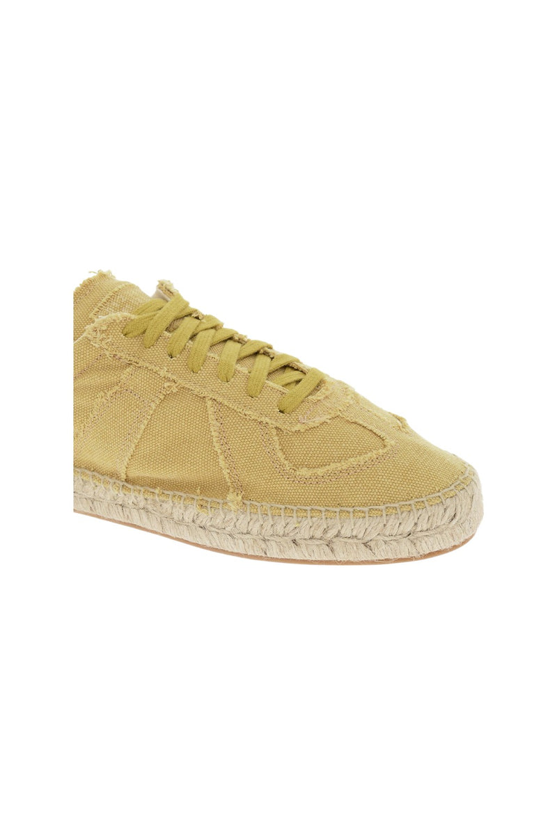 Maison Margiela Canvas Low-Top Sneakers Yellow