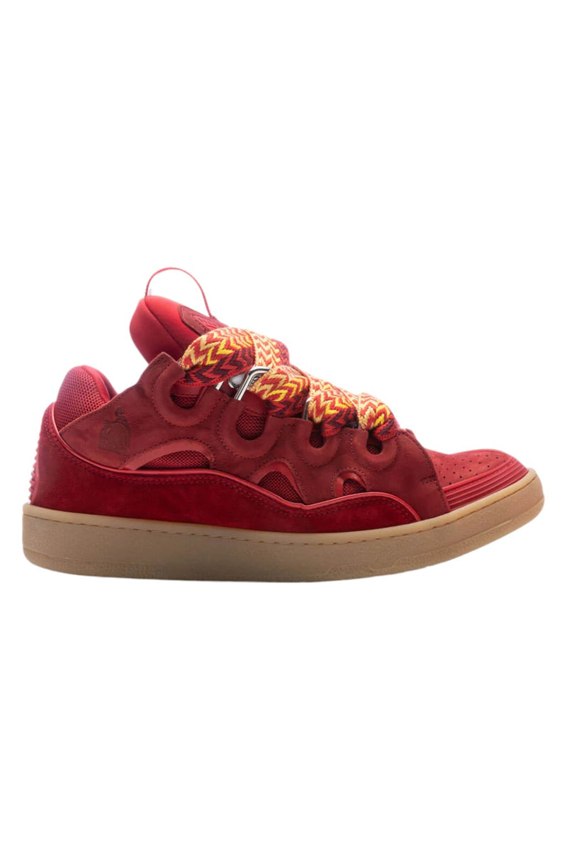 Lanvin Curb Sneakers Poppy Red