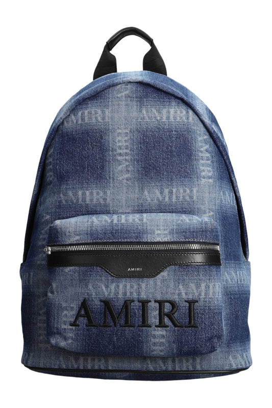 Amiri Classic Denim Logo Backpack