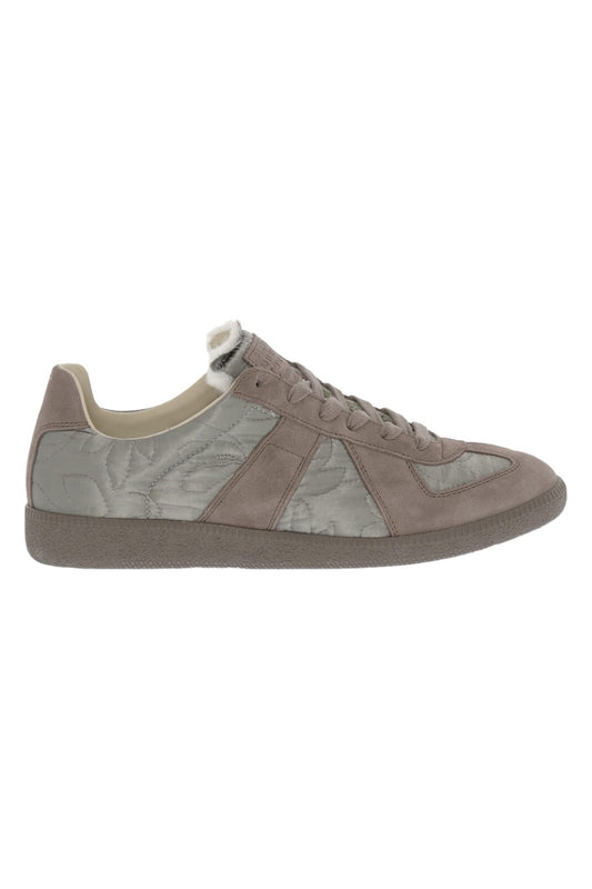 Maison Margiela Embroidered Padded Sneakers Brown