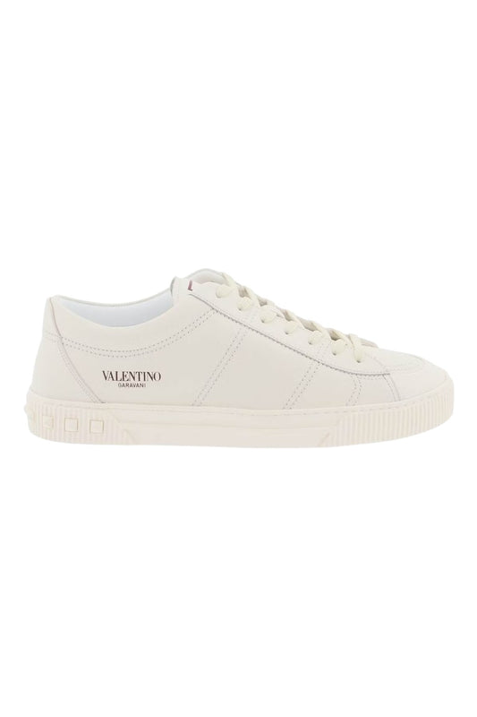 Valentino Leather Cityplanet Sneakers White