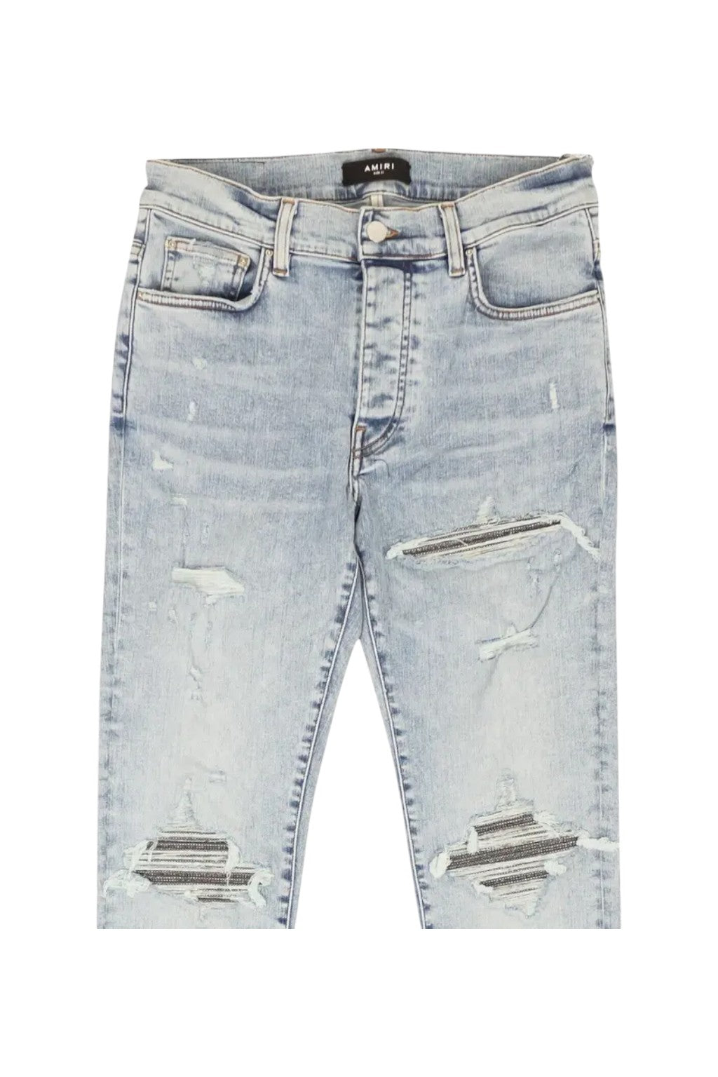 Amiri MX1 Iridescent Skinny Jeans 'Vintage Blue'