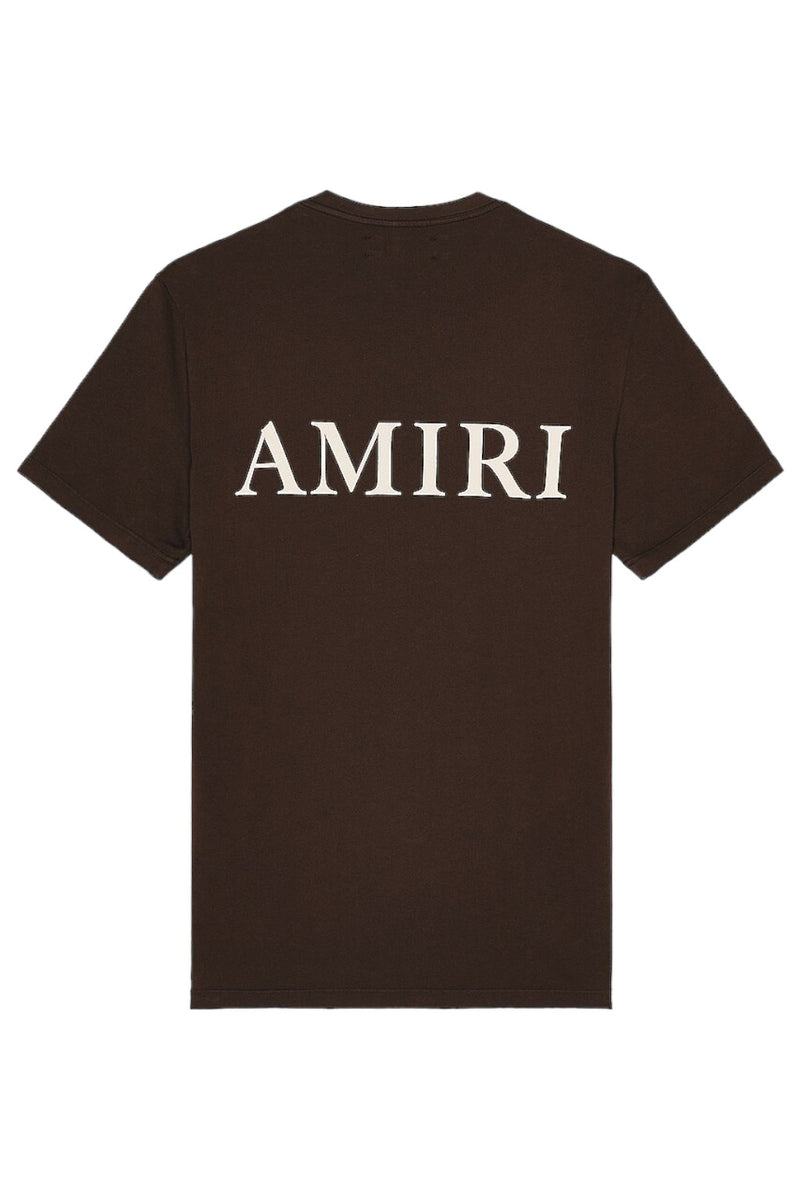 Amiri Puff Logo T-Shirt Brown