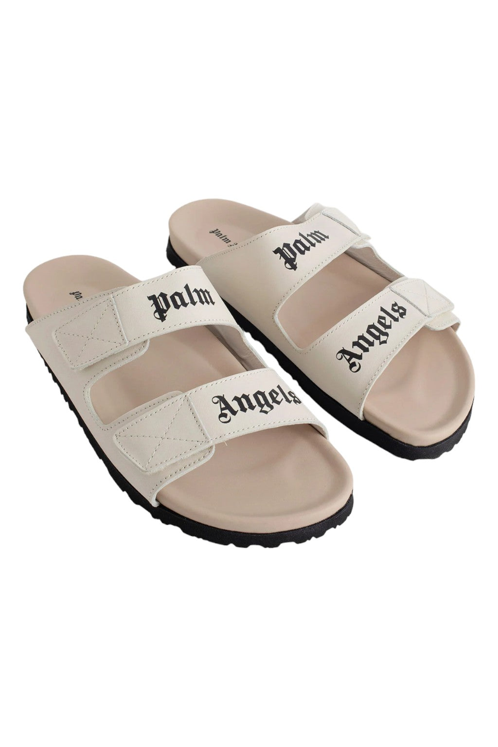 Palm Angels Leather Logo Sandals