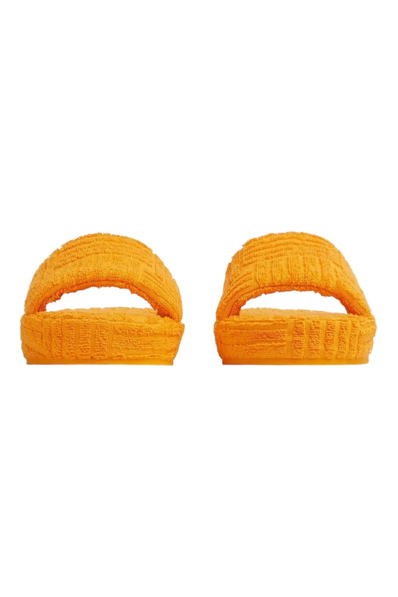 Bottega Veneta Resort Sponge Slides Orange