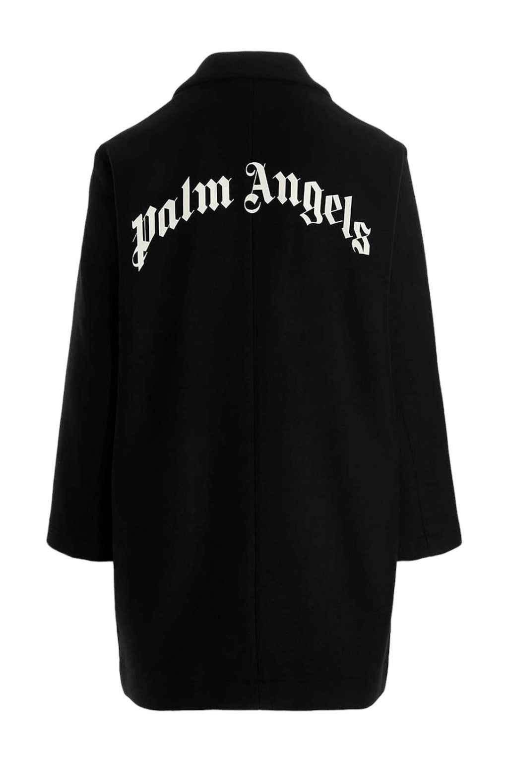 Palm Angels Curved Logo Classic Coat