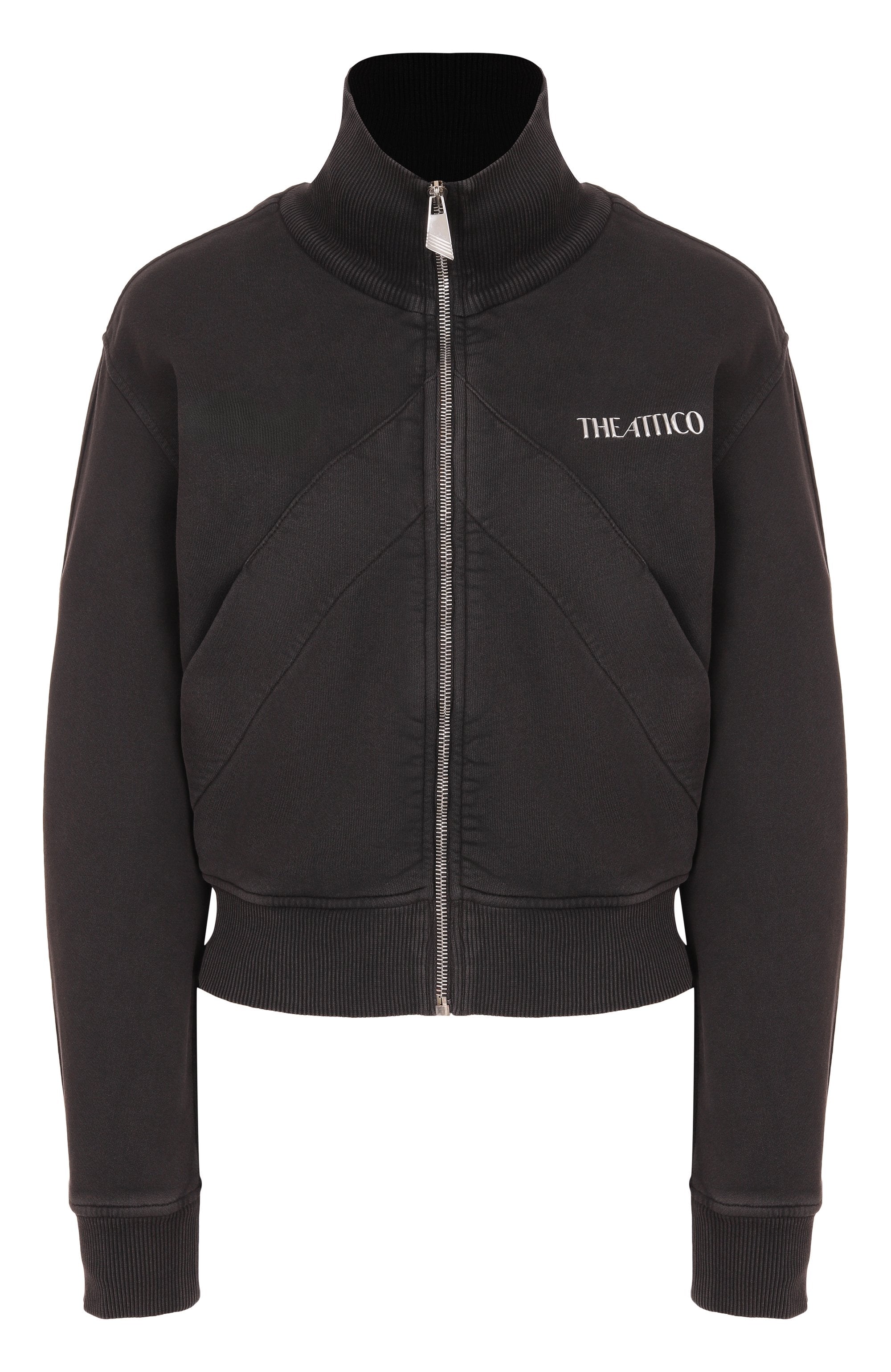 The Attico Zip Fleece Sweatshirt