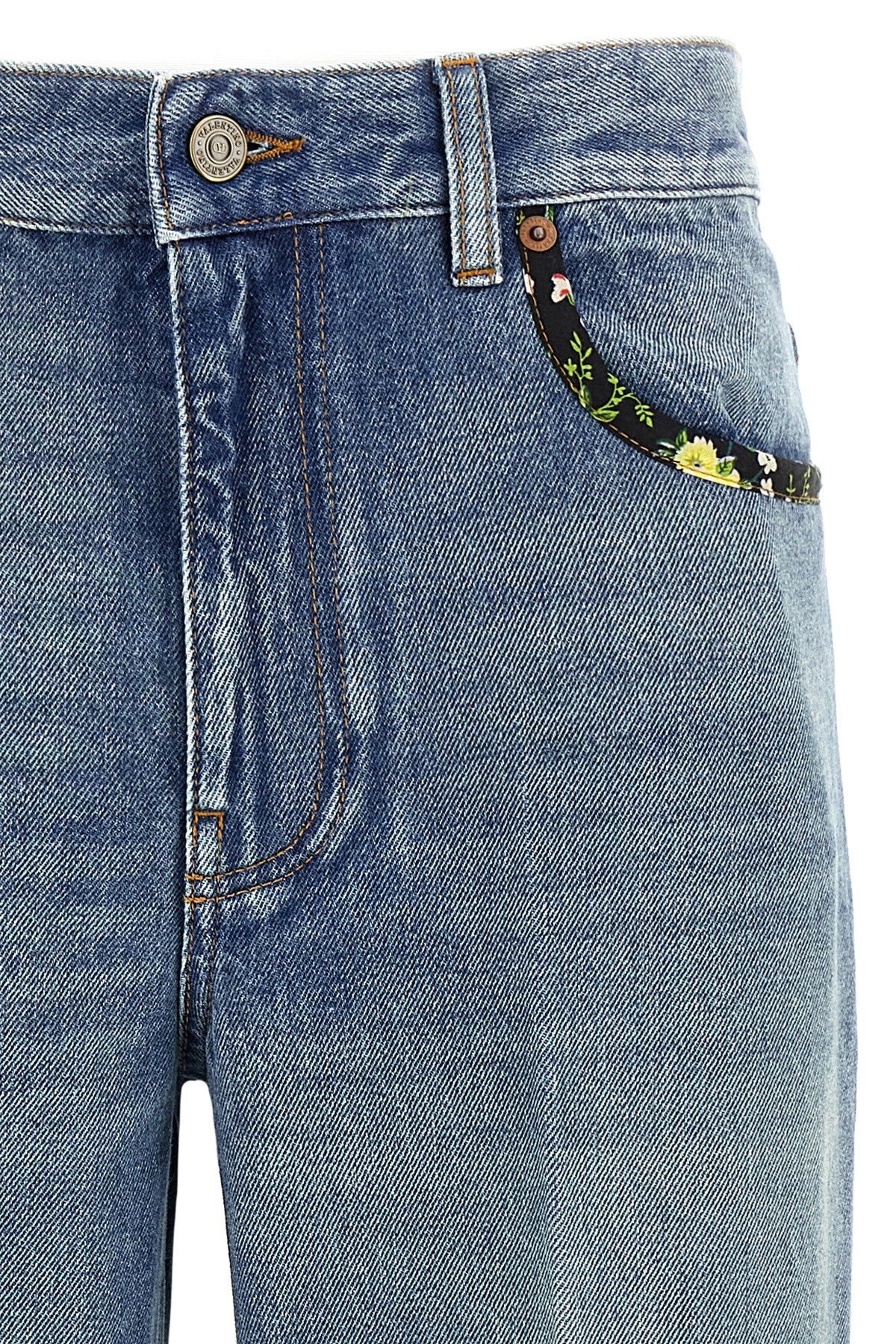 Valentino Garavani Floral Jeans