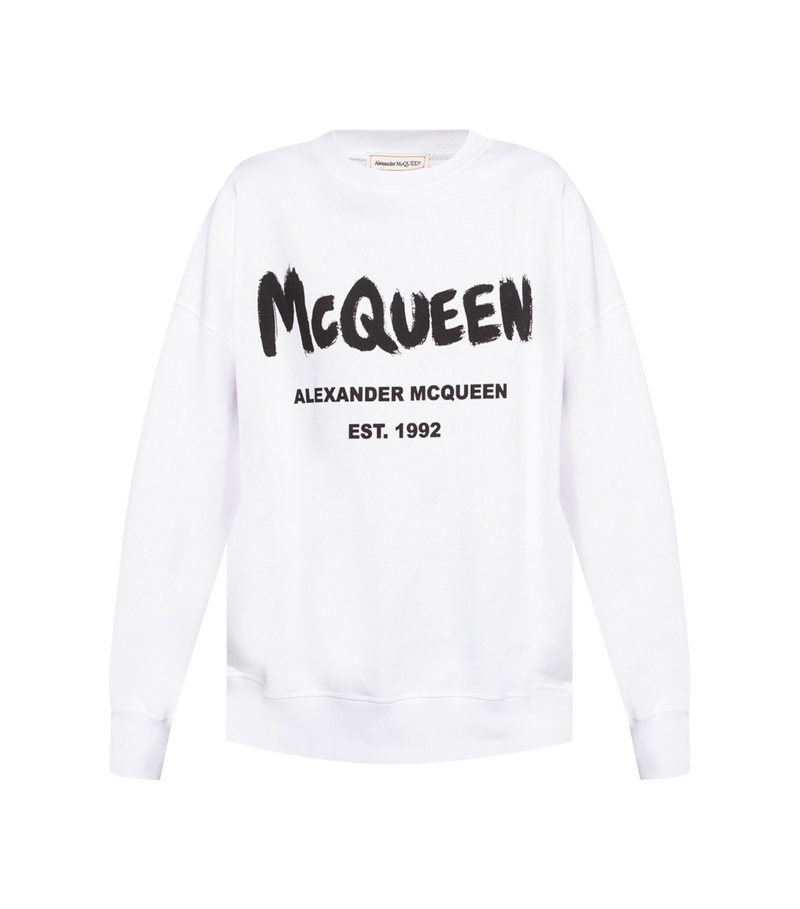 Alexander McQueen Est. 1992 Sweatshirt White