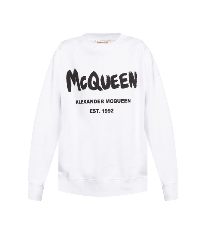 Alexander McQueen Est. 1992 Sweatshirt White