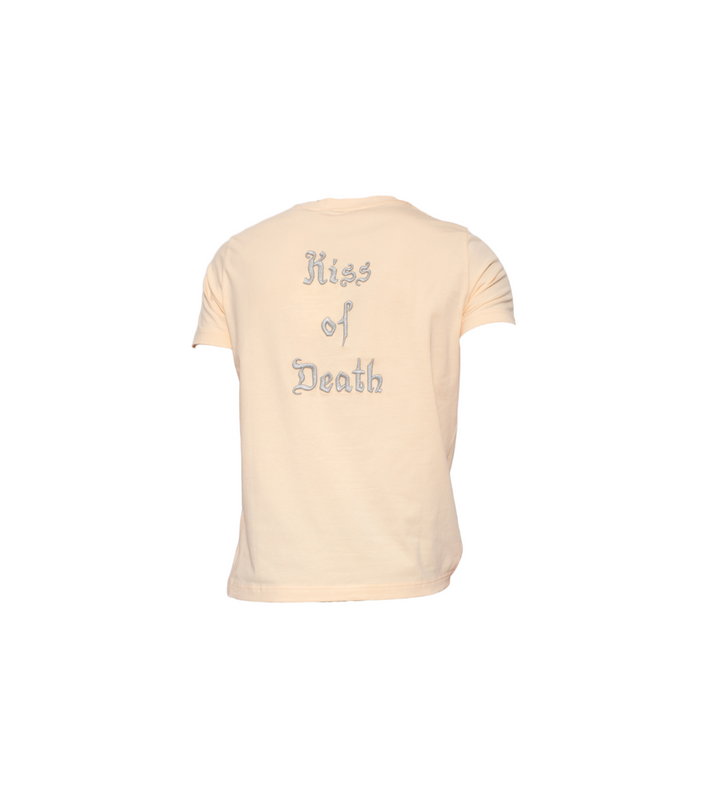 Acne Studios T-Shirt Glittery Lettering Kiss of Death