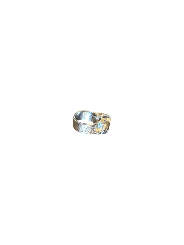 Maison Margiela Engraved Logo Interlocking Ring