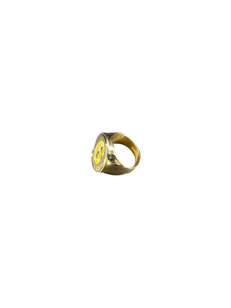 Maison Margiela Logo Engraved Signet Ring