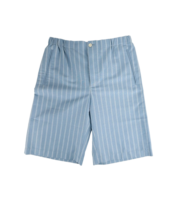 Gucci Striped Cotton Wool Mohair Shorts