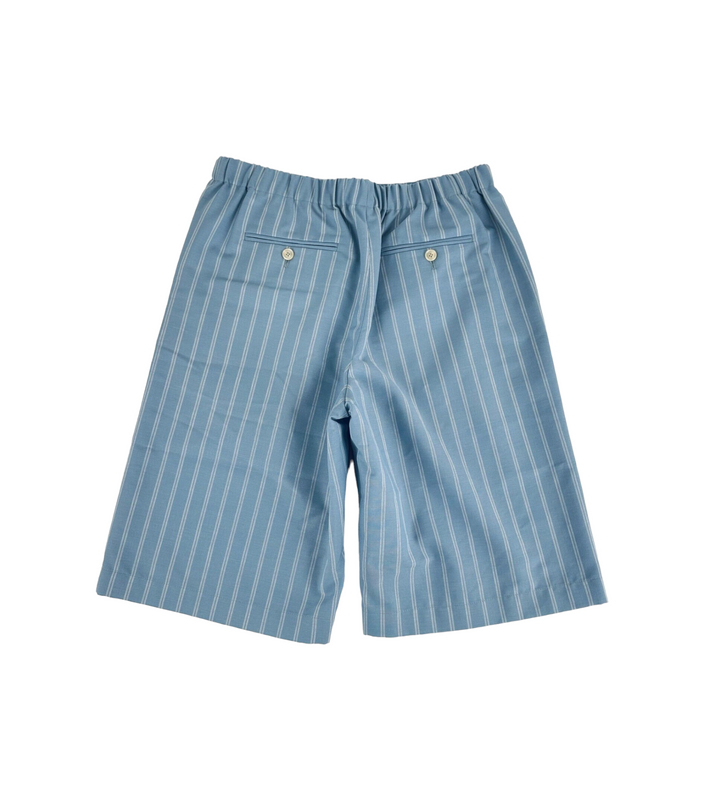 Gucci Striped Cotton Wool Mohair Shorts