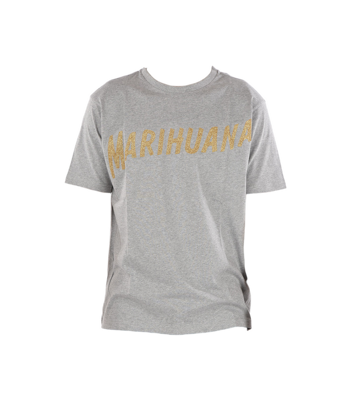 Palm Angels Marihuana Print T-Shirt