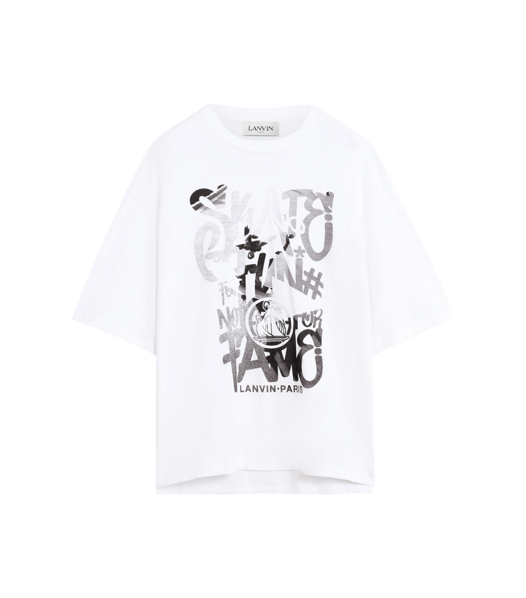 Lanvin Skate Logo Graphic Print T-Shirt