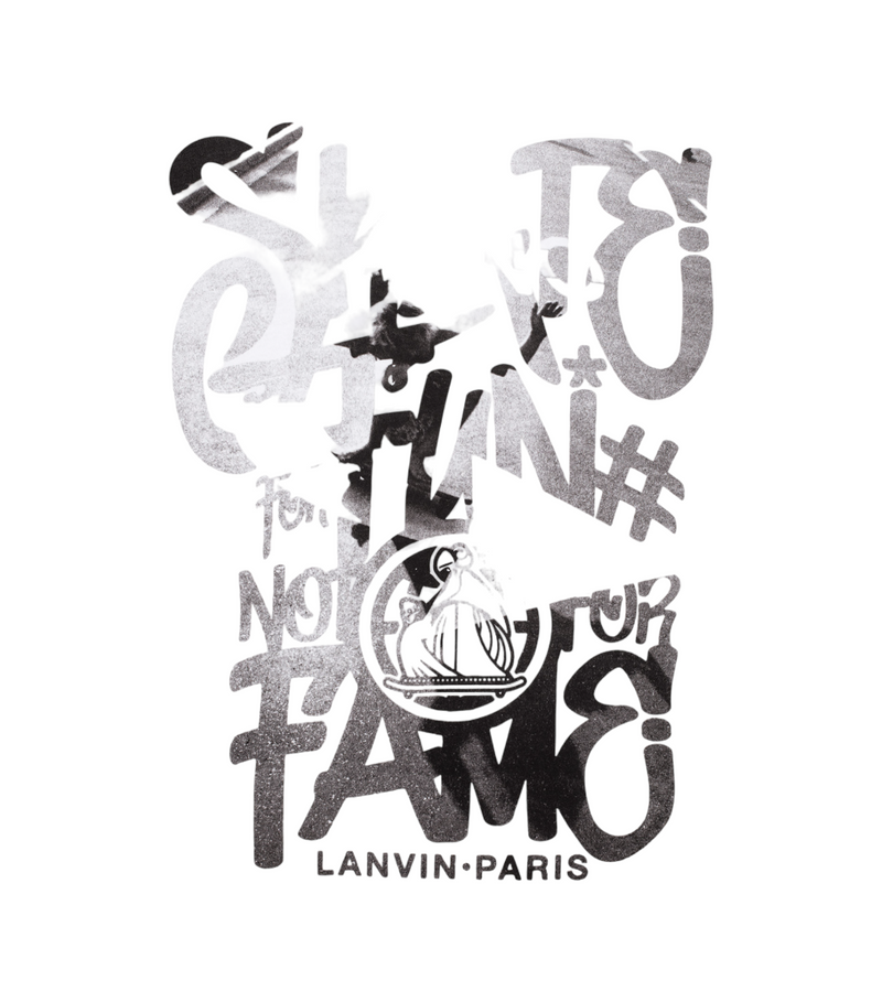 Lanvin Skate Logo Graphic Print T-Shirt